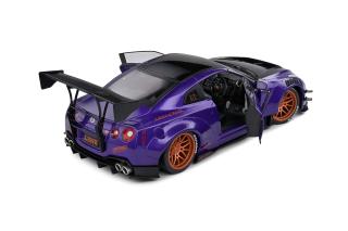 Nissan GT-R (R35) lila Liberty Walk Body kit 2.0 2022 S1805812 Solido 1:18 Metallmodell